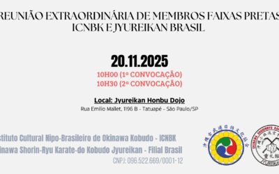 Reunião Extraordinária de Membros Faixas Pretas